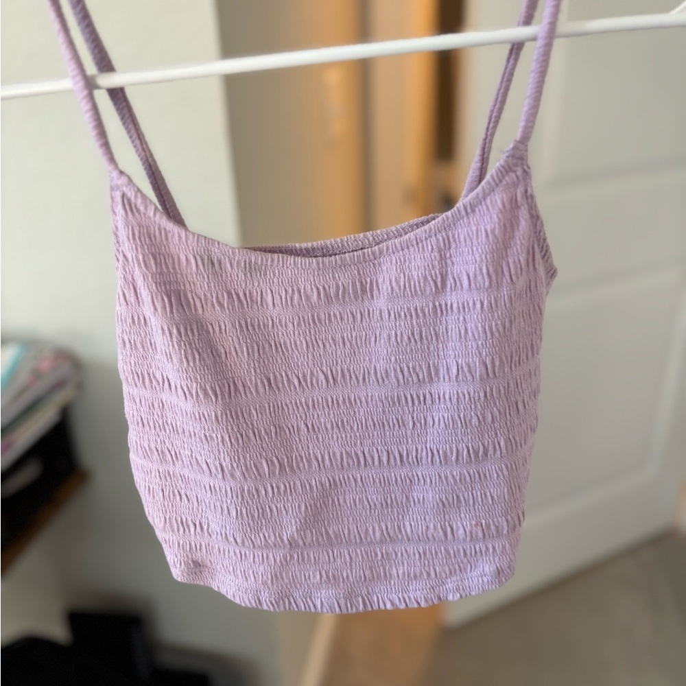 Lavender Textured Women's Top